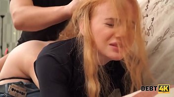 Russian redhead freshman with a beautiful ass gave herself to a bully from uni